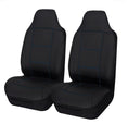 Load image into Gallery viewer, Universal Front Seat Covers Size 60/25 | Black/Blue Stitching

