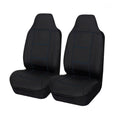 Load image into Gallery viewer, Universal Front Seat Covers Size 60/25 | Black/Blue Stitching
