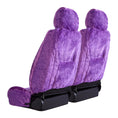 Load image into Gallery viewer, Universal Finesse Faux Fur Seat Covers - Universal Size - Purple
