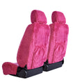 Load image into Gallery viewer, Universal Finesse Faux Fur Seat Covers - Universal Size - Pink
