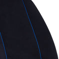 Load image into Gallery viewer, Universal Pinnacle Front Seat Covers Size 30/35 | Black/Blue Piping
