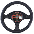 Load image into Gallery viewer, Nevada Steering Wheel Cover - Black/Grey [Leather]
