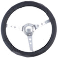 Load image into Gallery viewer, Nevada Steering Wheel Cover - Black/Grey [Leather]
