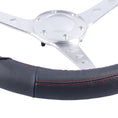 Load image into Gallery viewer, Nevada Steering Wheel Cover - Black/Red [Leather]
