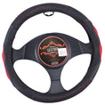 Load image into Gallery viewer, Nevada Steering Wheel Cover - Black/Red [Leather]
