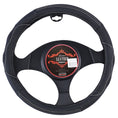Load image into Gallery viewer, Nevada Steering Wheel Cover - Black/White [Leather]

