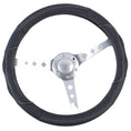 Load image into Gallery viewer, Nevada Steering Wheel Cover - Black/White [Leather]

