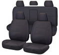 Load image into Gallery viewer, Canvas Seat Covers for Mitsubishi Triton ML-MN Series Dual Cab (2006-2015) CHARCOAL
