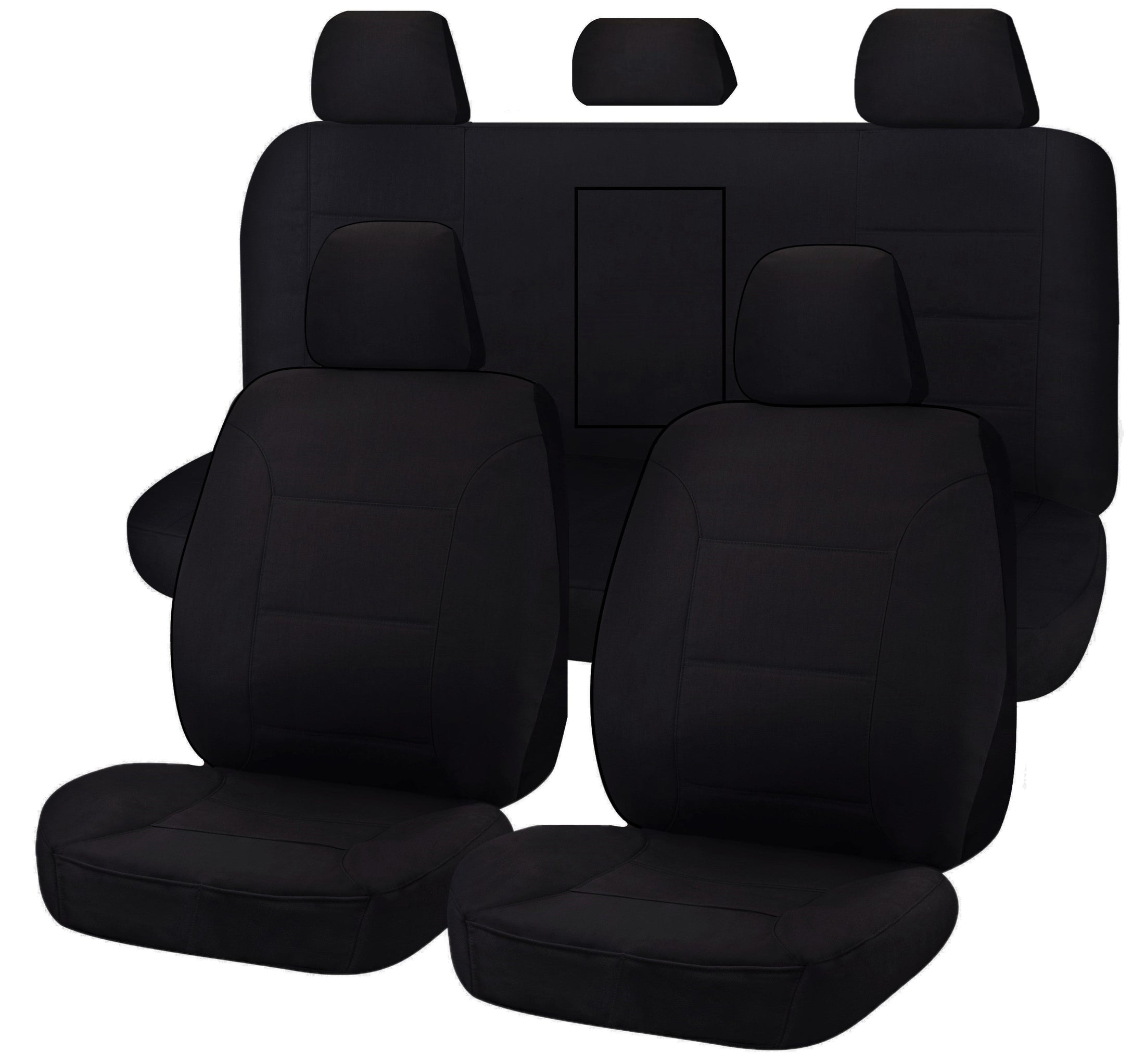 Canvas Seat Covers for Mitsubishi Triton Ml-Mn Series Dual Cab (2006-2015)