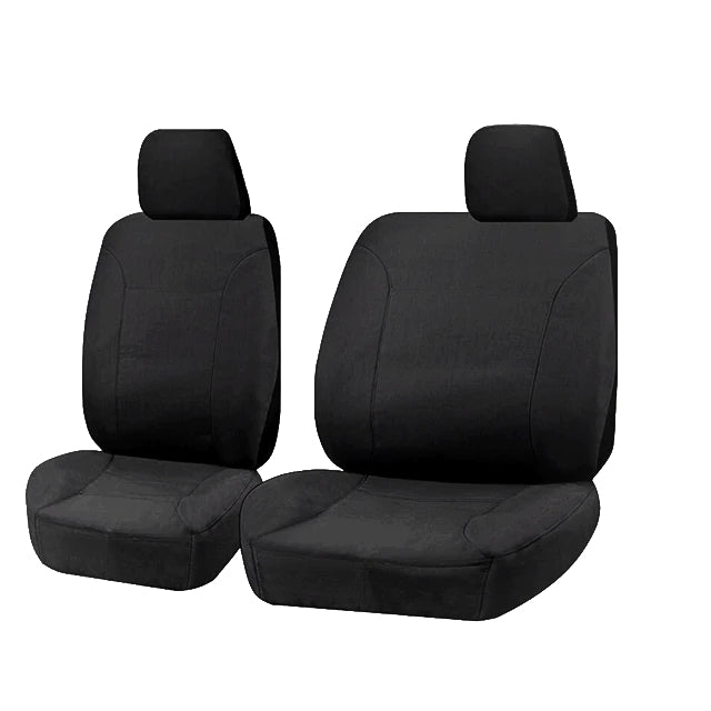 Canvas Seat Covers for Mazda BT-50 Single Cab (2011-2020) Black