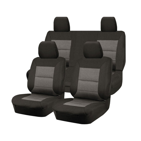 Premium Jacquard Seat Covers - For Nissan Navara D23 Series 3-4 Dual Cab (11/2017-11/2020)
