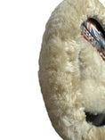 Load image into Gallery viewer, Sheepskin Steering Wheel Cover & 2x Seat Belt Pads Combo Luxury Ivory
