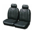 Load image into Gallery viewer, Leather Look Car Seat Covers For Toyota Prado 150 Series 2009-2020 | Grey
