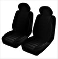 Load image into Gallery viewer, Universal Comfort Plus Front Seat Covers Size 30/35 | Black
