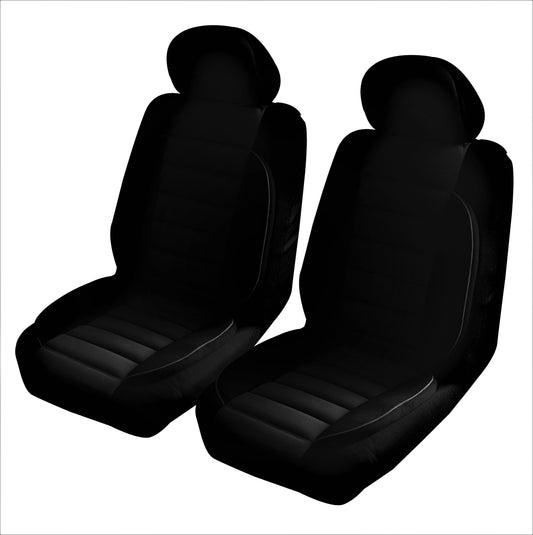 Universal Comfort Plus Front Seat Covers Size 30/35 | Black