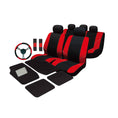 Load image into Gallery viewer, Heavy-Duty Double Knitted Polyester Backing: Offers a snug fit for your vehicle's seats
