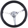 Load image into Gallery viewer, Vegas Steering Wheel Cover - Black [Leather]
