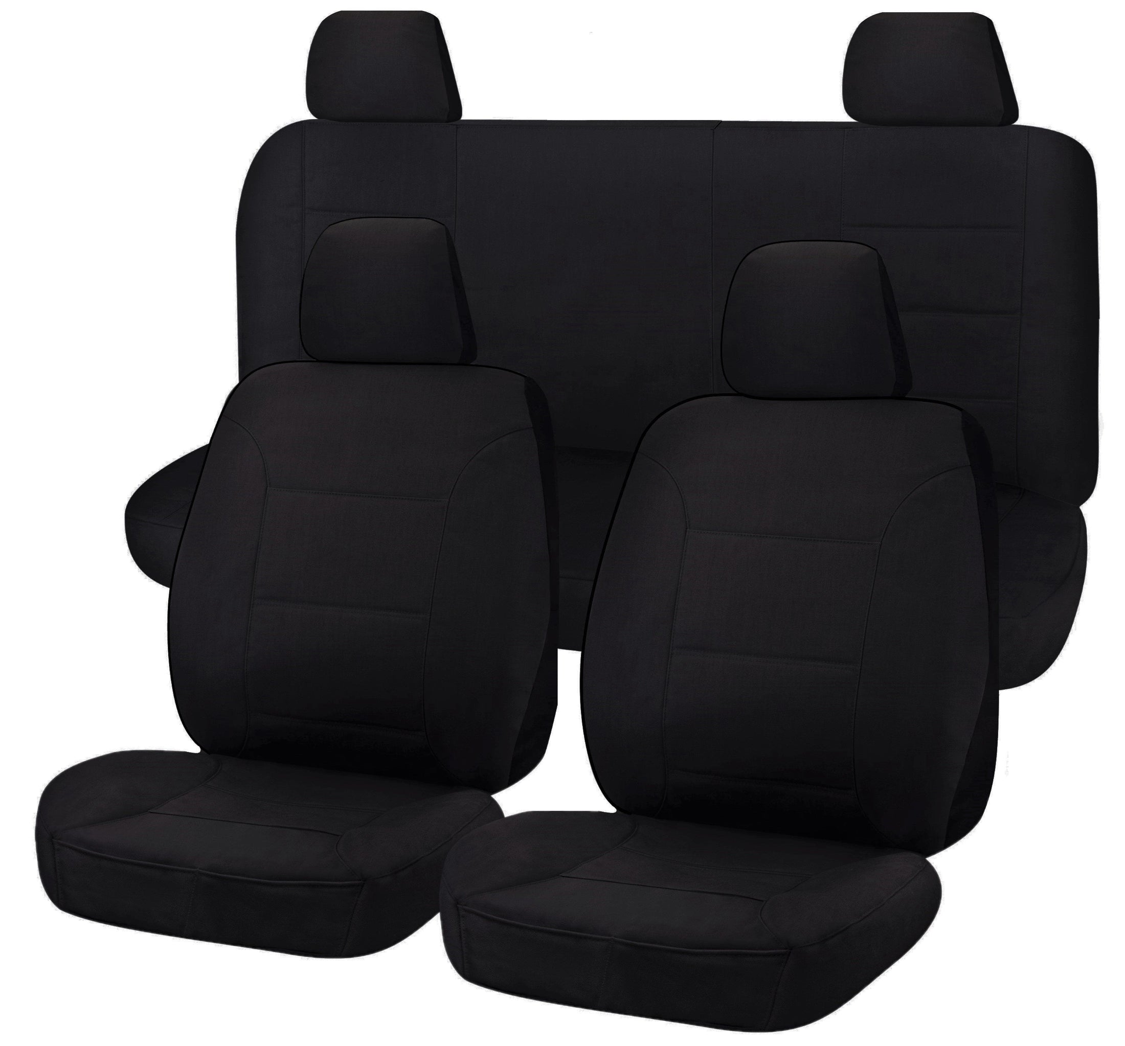 Canvas Seat Covers for Nissan Navara D40 Series Dual Cab (2006-2015)
