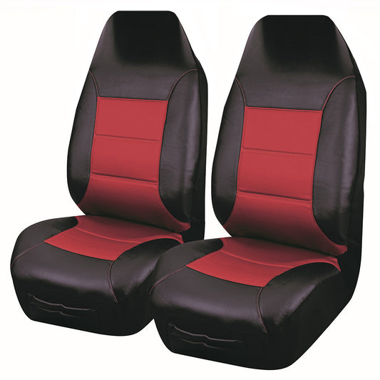 Universal El Toro Series Ii Front Seat Covers Size 60/25 | Black/Red