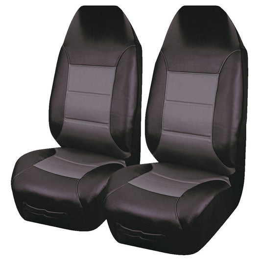 Universal El Toro Series Ii Front Seat Covers Size 60/25 | Black/Grey