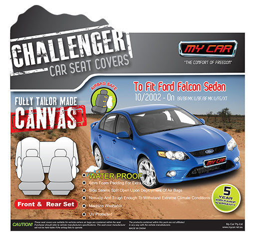 Canvas Seat Covers for Ford Falcon Sedan (2002-2020)