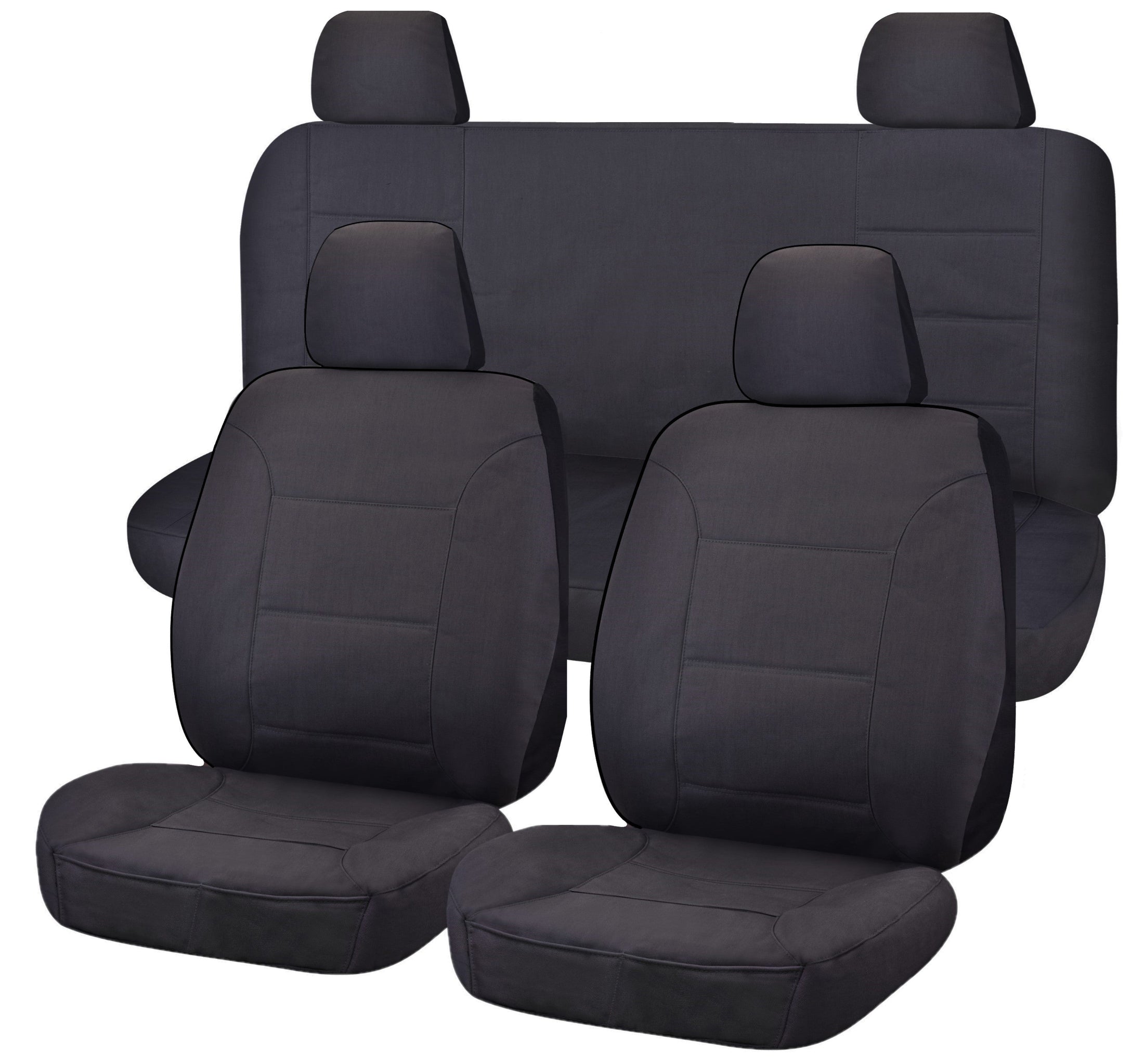 Canvas Seat Covers for Nissan Navara D23 Series 3-4 NP300 Dual Cab (2017-On)