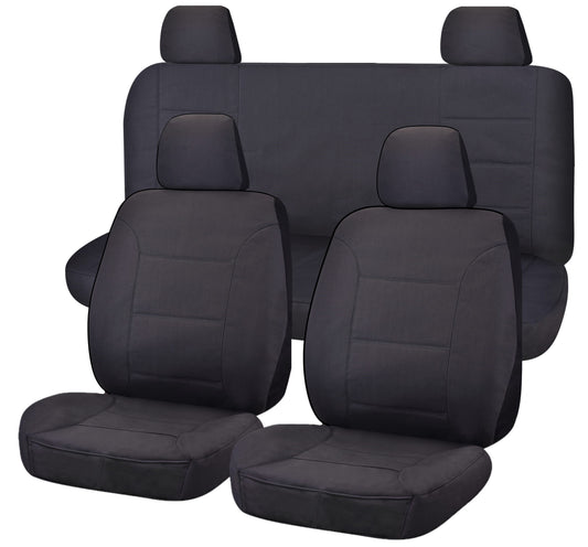 Canvas Seat Covers for Nissan Navara D23 Series 3-4 NP300 Dual Cab (2017-On)