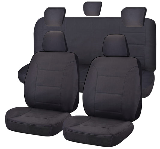 Canvas Seat Covers for Toyota Hilux Dual Cab (2005-2015)