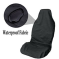 Load image into Gallery viewer, Universal Pulse Throwover Front Seat Covers - Bonus Seat Belt Buddies | Black
