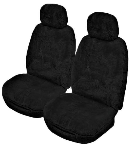 Universal Supreme Throwover Seat Cover Canvas - Black
