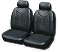 Load image into Gallery viewer, Leather Look Car Seat Covers For Nissan Patrol Gu Y61 2004-2013 | Black
