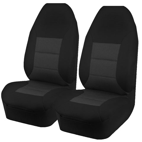 Universal Premium Front Seat Covers Size 60/25 | Black