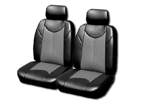 Leather Look Car Seat Covers For Mazda Bt-50 Single Cab 2011-2020 | Black