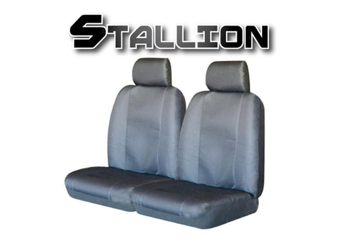 Canvas Seat Covers For Toyota Hilux 03/2009-2020 Grey Dual-Cab