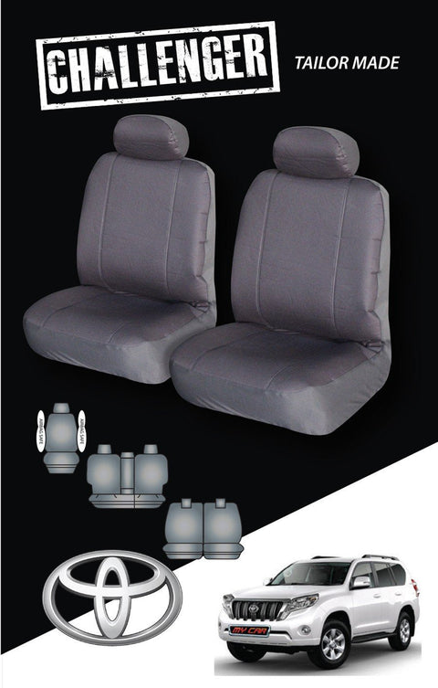 Canvas Seat Covers - For Toyota Prado 150 Series 7 Seater (2009-2020)