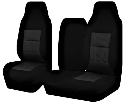 Premium PLUS Jacquard Seat Covers - For ISUZU NPR TRUCK FRONTS (2009 TO 2018)
