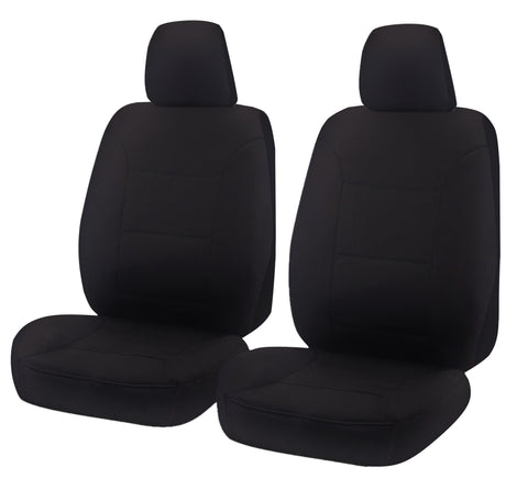 Challenger Canvas Seat Covers - For Mitsubishi Triton MQ-MR Series Dual/Club Cab (2015-2022)