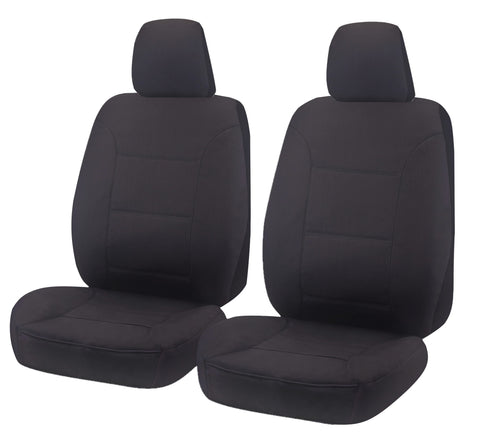 Challenger Canvas Seat Covers - For Mitsubishi Triton MQ-MR Series Single Cab (2015-2022)