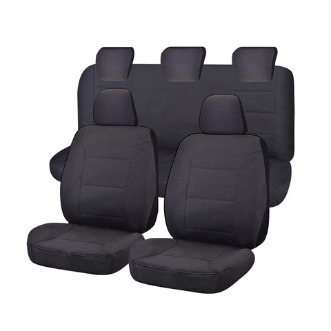 All Terrain Canvas Seat Covers - Custom Fit for Ford Ranger Dual Cab Px Series (2011-2015)