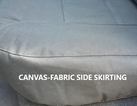 All Terrain Canvas Seat Covers - For Toyota Hilux Dual Cab  (04/2005-06/2015)