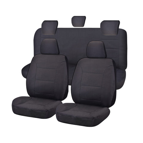 Challenger Canvas Seat Covers - For Toyota Hilux Dual Cab (2005-2015)