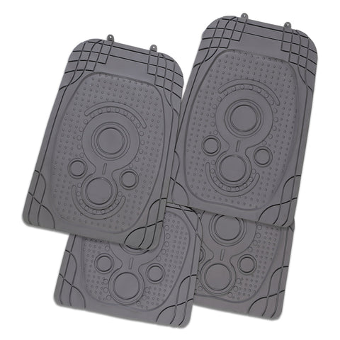 Spectrum 4-Piece Car Mat - Grey