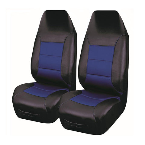 Universal El Toro Series Ii Front Seat Covers Size 60/25 | Black/Blue