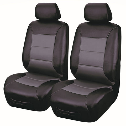 Universal El Toro Series Ii Front Seat Covers Size 30/35 | Black/Grey