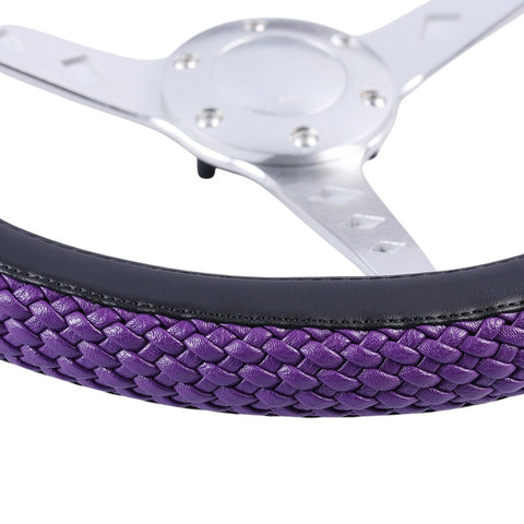 Fashion Steering Wheel Cover - Purple