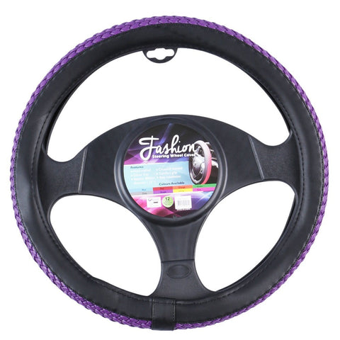 Fashion Steering Wheel Cover - Purple