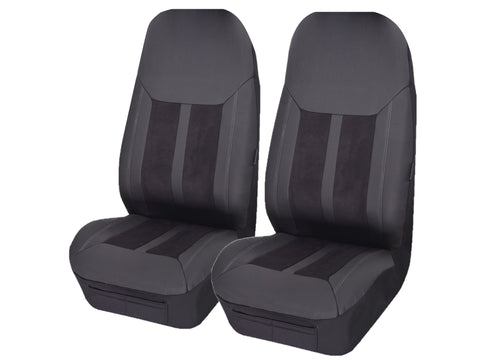 Universal Fury Front Seat Covers Size 60/25 | Black