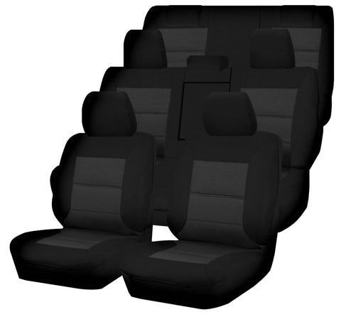 Premium Jacquard Seat Covers - For Toyota Kluger GSU50R/GSU55R (03/2014-02/2021)