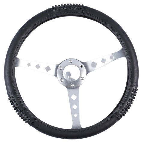 Massage Steering Wheel Cover - Black