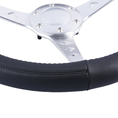 Miami Steering Wheel Cover - Black [Leather]